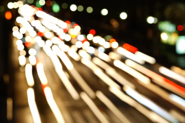 Luces nocturnas de la gran ciudad — Foto de Stock