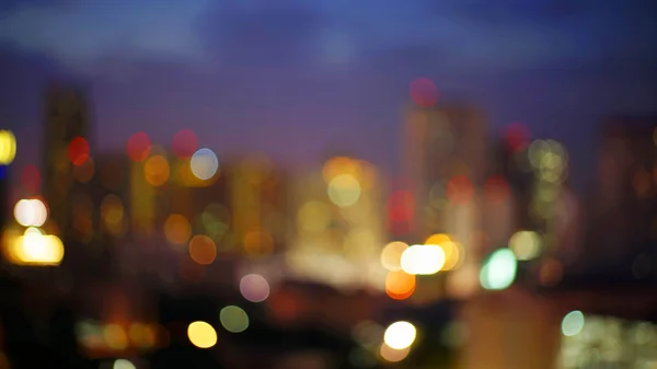 Bangkok cityscape at twilight time — Stock Photo, Image