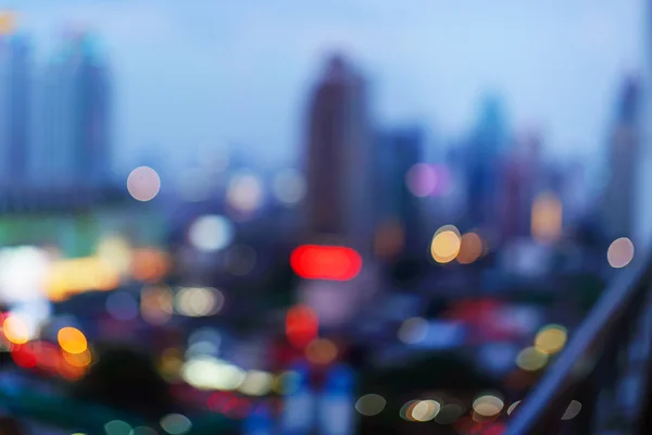 Bangkok cityscape at twilight time — Stock Photo, Image