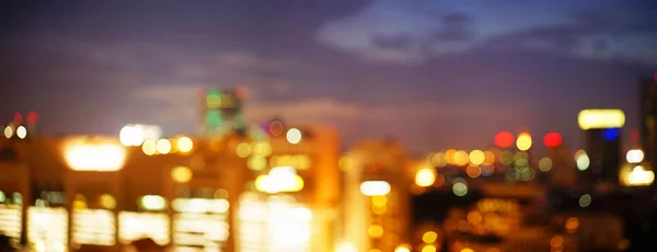 Bangkok cityscape at twilight time — Stock Photo, Image