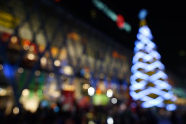 yuvarlak bokeh arka plan Noel ışık