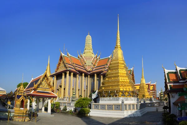 Wat Phra Kaeo, Temple du Bouddha Émeraude Bangkok, Asie Thaila — Photo