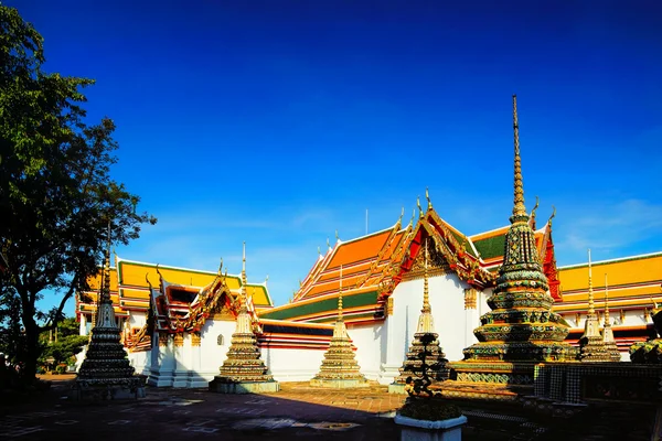 Wat Pho il tempio thai a Bangkok, Thailandia — Foto Stock