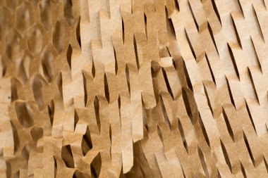 Closeup kahverengi kağıt ambalaj