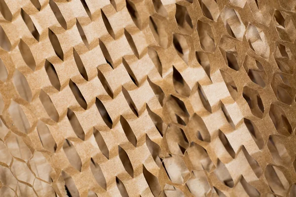 Closeup of brown paper packaging — Stock Photo, Image