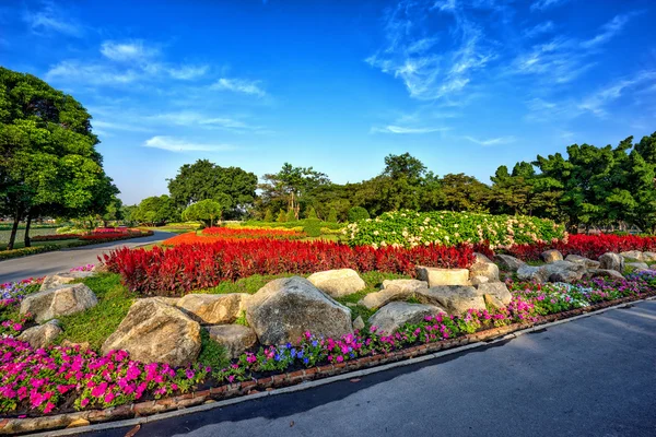 苏安皇太后 Rama 9 公共公园花园 — 图库照片
