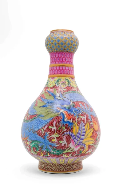 Китайская ваза Дракона, качество музея — стоковое фото