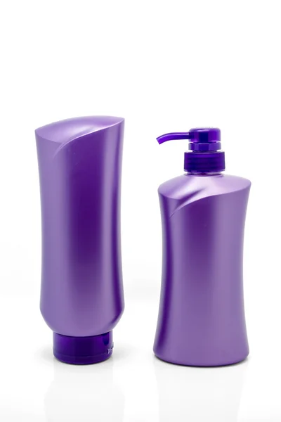 Purple bottle isolated on white background — Stock Photo, Image