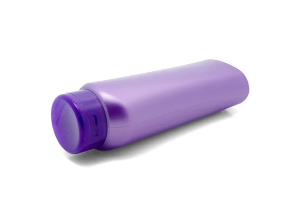 Botella púrpura aislada sobre fondo blanco —  Fotos de Stock
