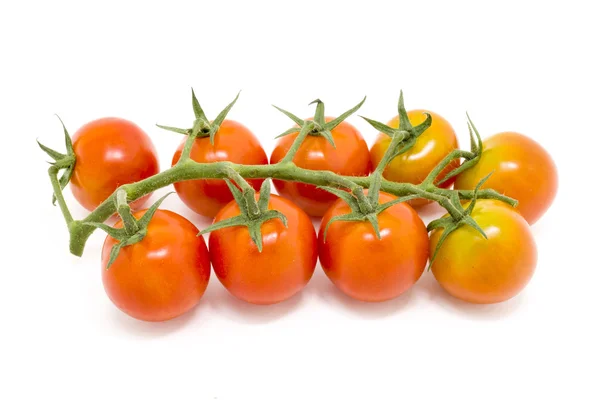 Свежие помидоры изолированы на белом фоне — стоковое фото