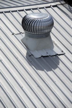 Paslanmaz çelik egzoz fan fabrika çatı üzerinde