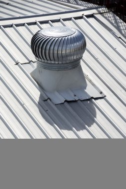 Paslanmaz çelik egzoz fan fabrika çatı üzerinde