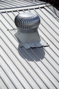 Paslanmaz çelik egzoz fan fabrika çatı üzerinde