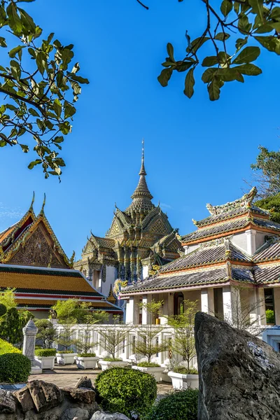 Wat pho es el hermoso templo en Bangkok, Tailandia . —  Fotos de Stock