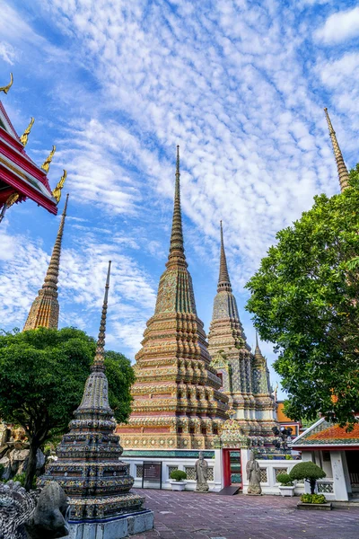 WAT pho Bangkok, Tayland için güzel tapınaktır. — Stok fotoğraf