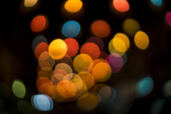 Fondo abstracto con luces desenfocadas bokeh — Foto de Stock