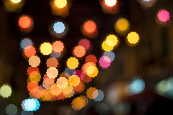 Fondo abstracto con luces desenfocadas bokeh — Foto de Stock