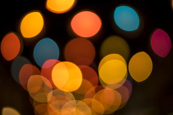 Abstract background with bokeh defocused lights — Stock Photo, Image