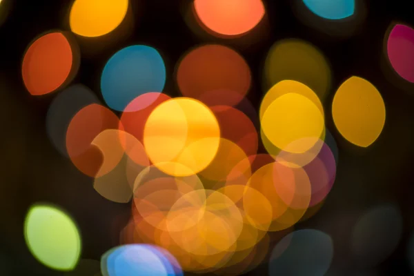 Fondo abstracto con luces desenfocadas bokeh — Foto de Stock