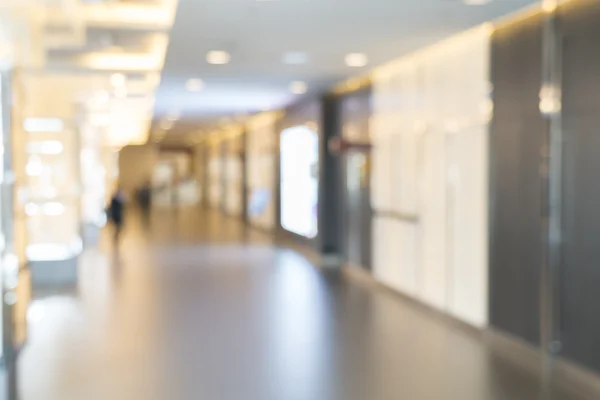 Blurred photo of corridor in modern building — Stock fotografie