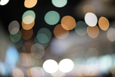 Bokeh odaklanmış ışıklarla soyut arkaplan
