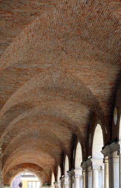 Vicenza, İtalya. Loggia Bazilikası'na palladiana, eski monum