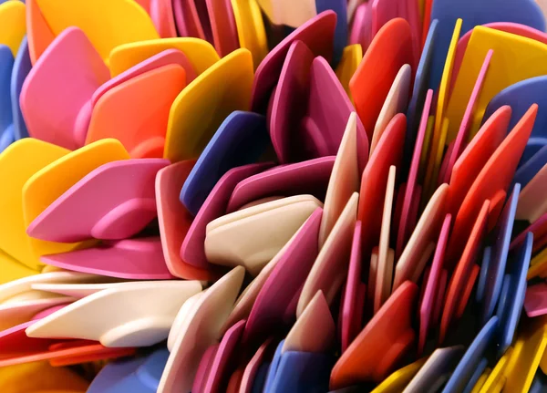 Miękkie silikonowe kolorowe naczynia do jedzenia — Zdjęcie stockowe