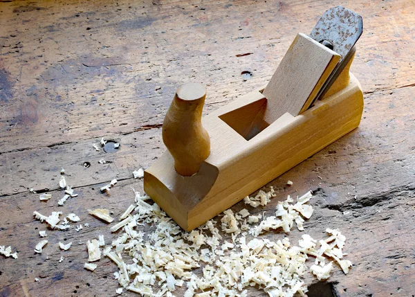 Planya talaşı ve talaş içinde Workbench