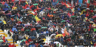 Vicenza, İtalya - 13 Ekim 2015: Uefa 21 yaş altı Şampiyonası Qu