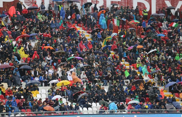 VICENZA, ITALIA - 13 de octubre de 2015: Campeonato de la UEFA Sub-21 Qu —  Fotos de Stock