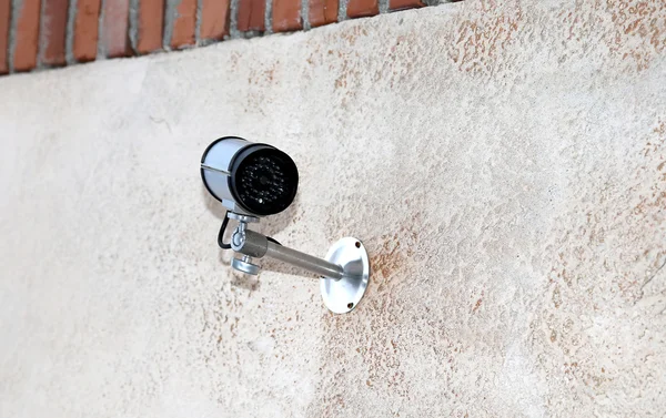 Small camera for video surveillance access to the private area o — Stock Photo, Image