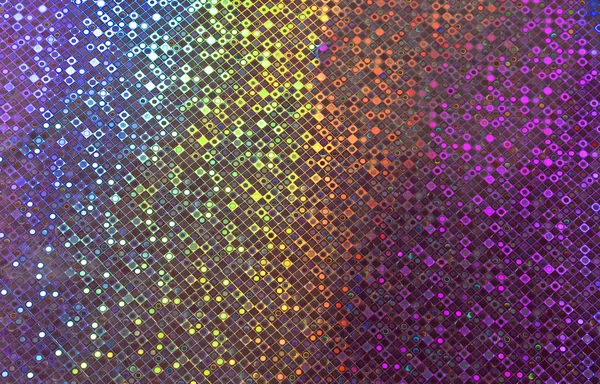 Schimmernde Platte mit vielen Farben des Regenbogens — Stockfoto