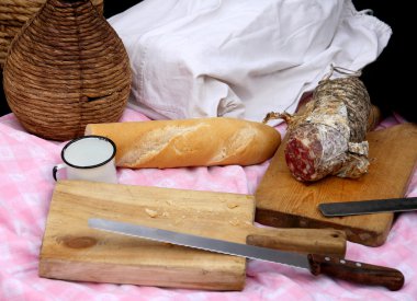 picinc salam ile güzel kokulu ekmek