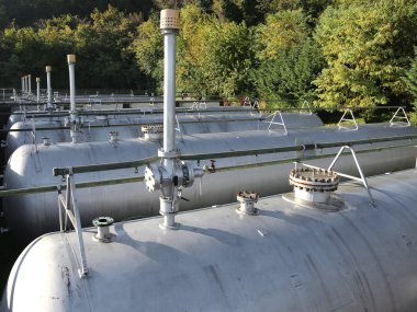 Basınçlı kaplar yanıcı Doğalgaz depolama için gaz