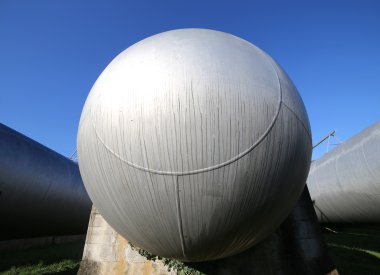 uzun gaz tankı yanıcı propan gazı depolamak için