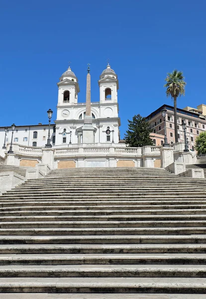 Spanska Trappan Till Spanska Torget Rom Italiens Huvudstad — Stockfoto