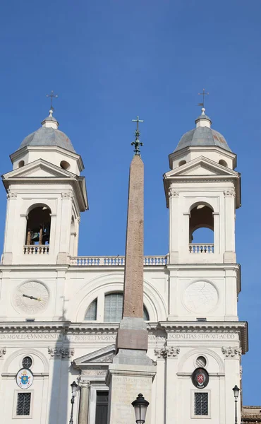 Roma Talya Antik Kilise Chiesa Trinita Dei Monti — Stok fotoğraf