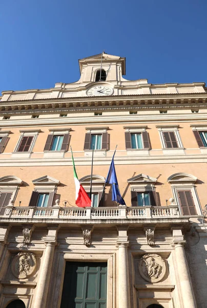 Rome Italy March 2019 Montecitorio Palace Seat Italian Parliament Roma — Stock Photo, Image