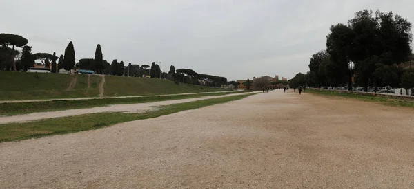 Μεγάλο Χώρο Που Ονομάζεται Circo Massimo Όπου Στην Αρχαία Ρώμη — Φωτογραφία Αρχείου