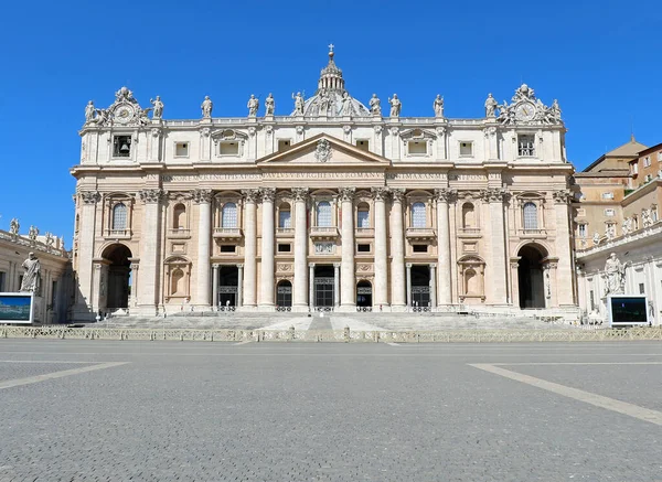 Vaticano Vaticano Agosto 2020 Praça São Pedro Roma Basílica — Fotografia de Stock