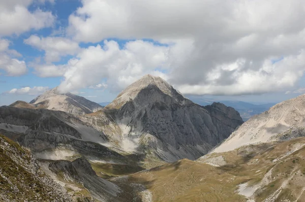 Panorama Couper Souffle Sur Les Montagnes Des Apennins Italie Centrale — Photo