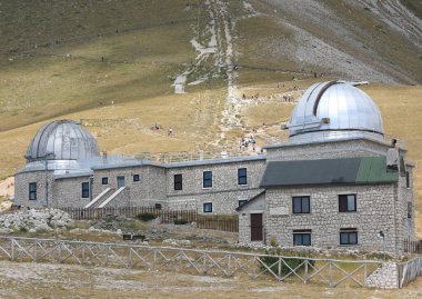 Campo Imperatore, AQ, İtalya - 20 Ağustos 2020: Modern