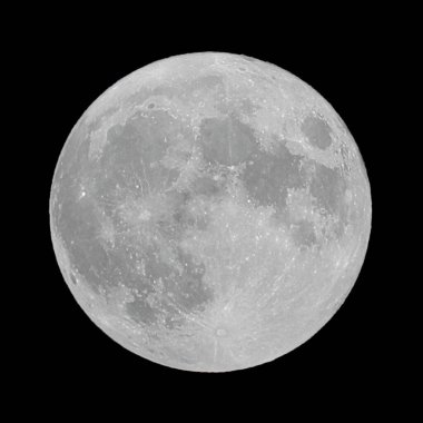 Süper Ay 'a da gece yarısı SuperLuna denir.