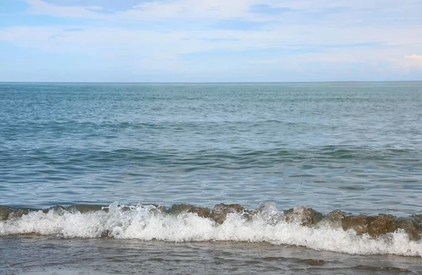 Fond Mer Bleue Sans Personne Été — Photo