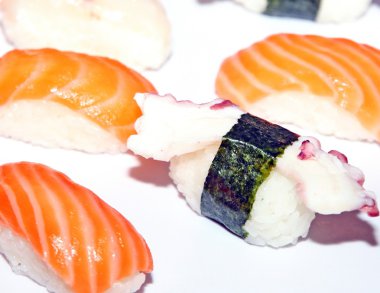 suşi pirinç ve Asya restoran ile balık