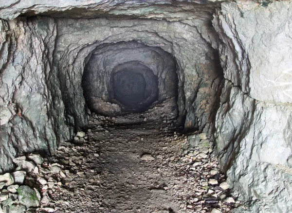 Podzemních prostorách bývalého opevnění během prvního světa w — Stock fotografie
