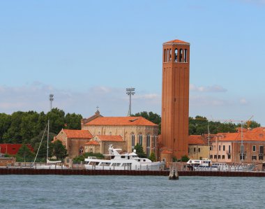 çan kulesi saint elena Kilisesi Venedik İtalya