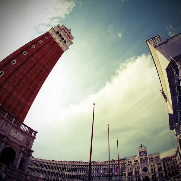 Glockenturm des Heiligen Markierung in Venedig — Stockfoto