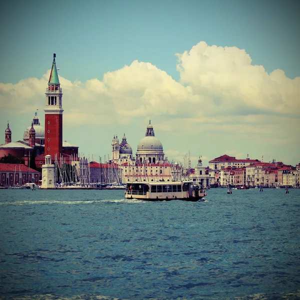 Campanile of Saint George in the venetian lagoon — Stock Photo, Image