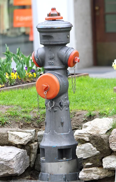 Road hydrant for attack on the fire truck fire in case of fire a — Stock Photo, Image